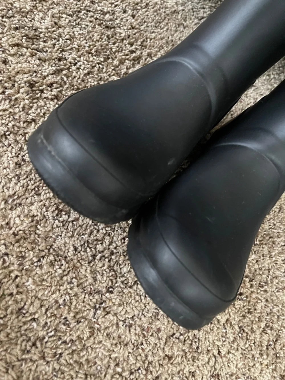 Hunter Original Black Matte Tall Boots 8 - Picture 3 of 12